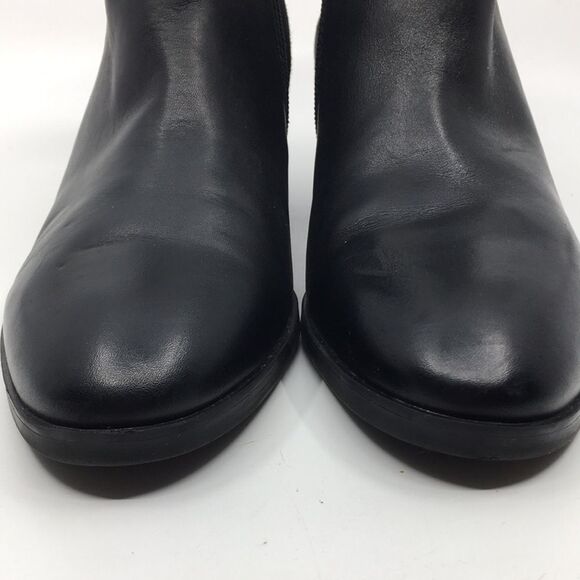 Lauren Ralph Lauren Damara Ankle Boots Booties Black Leather & Suede Size 10 - Picture 16 of 16